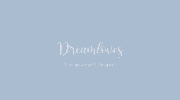 Dreamloves Font