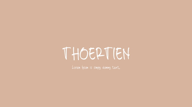 THOERTIEN Font