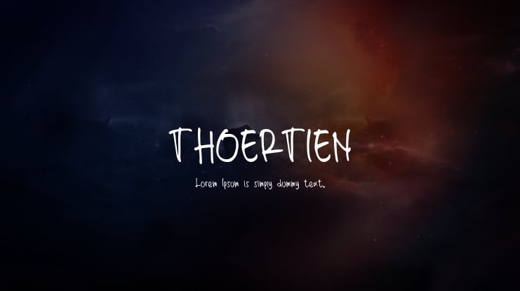 THOERTIEN Font