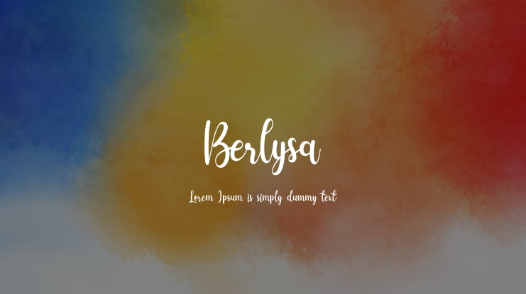 Berlysa Font