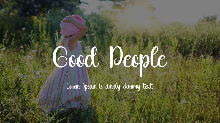 Good People Font