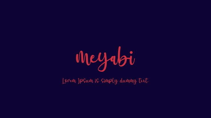 meyabi Font