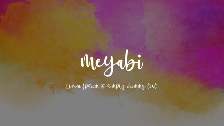 meyabi Font