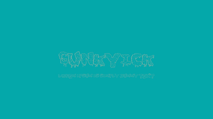 GunkyIck Font