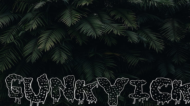 GunkyIck Font