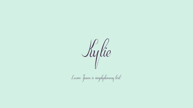 Kylie Font