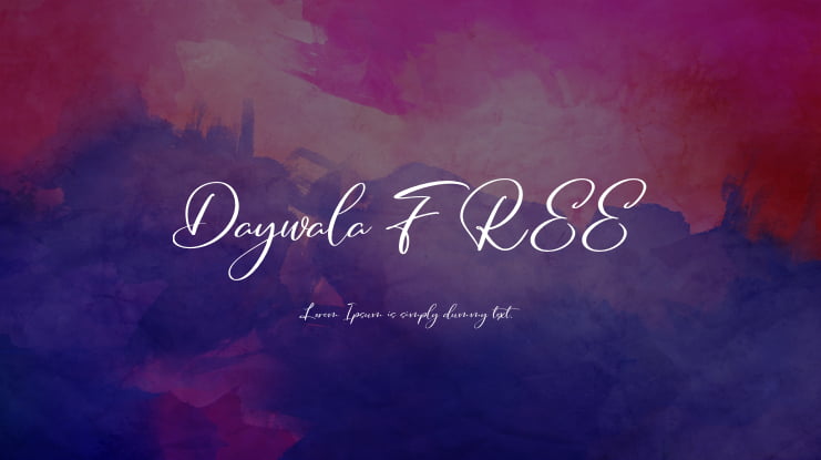 Daywala FREE Font