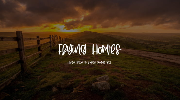 Flying Homies Font Family