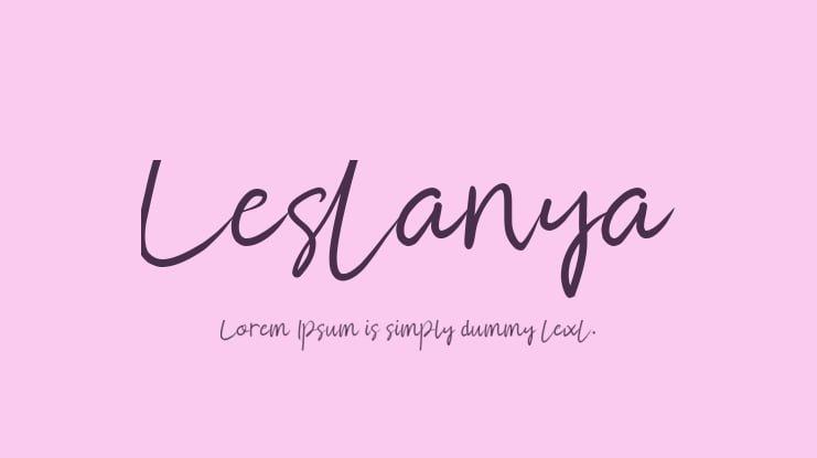 Lestanya Font