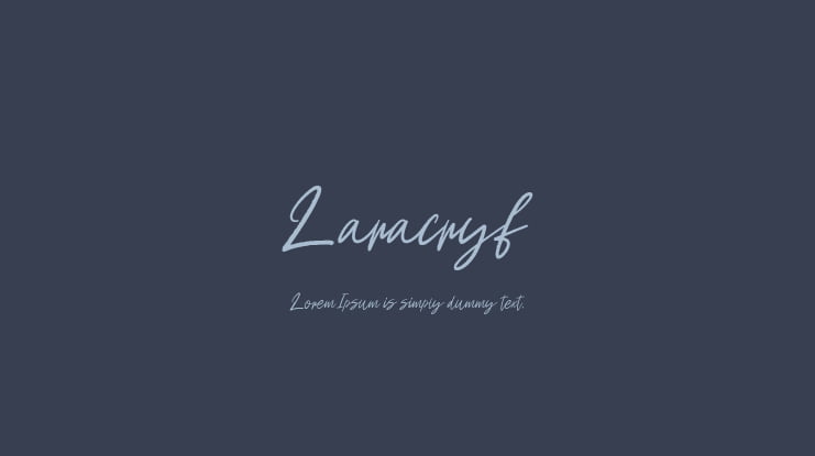 Laracryf Font