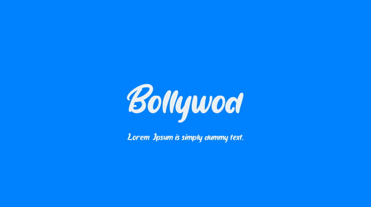 Bollywod Font