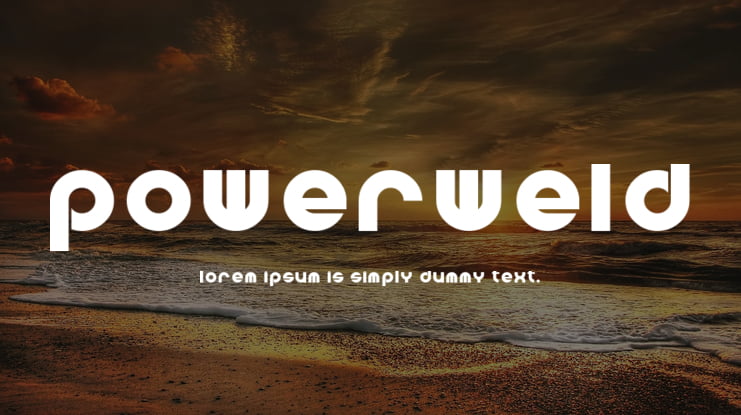 Powerweld Font