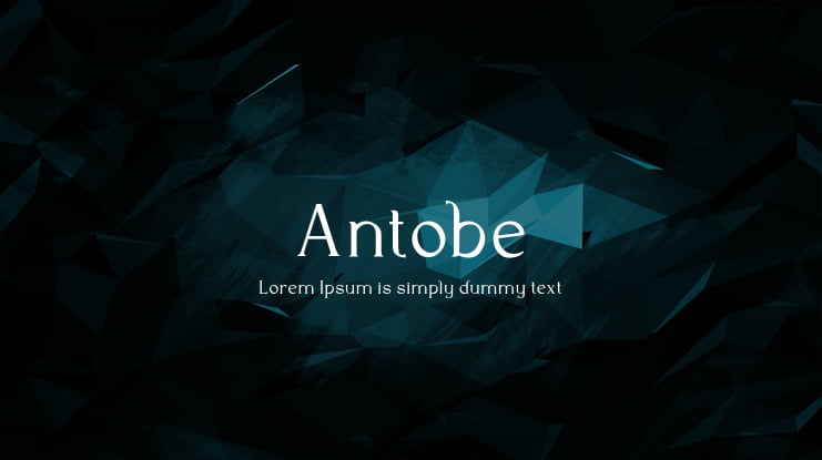 Antobe Font