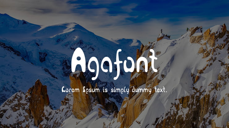 Agafont Font