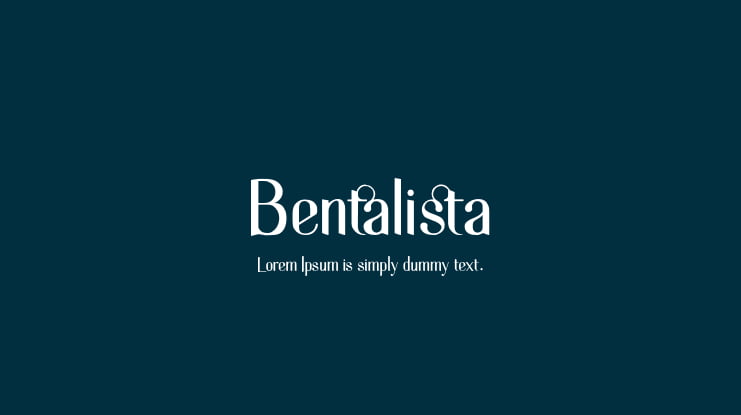 Bentalista Font