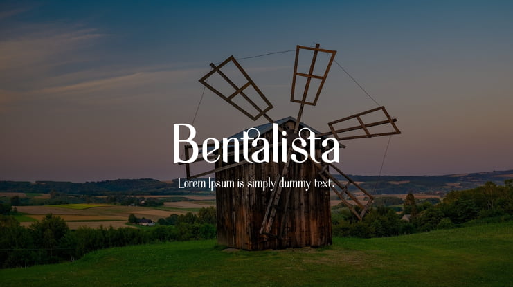 Bentalista Font