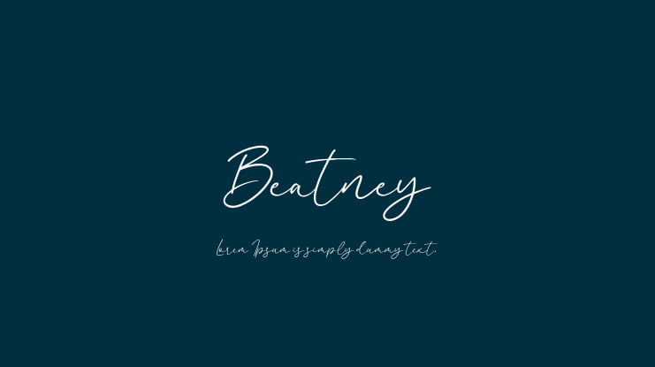 Beatney Font