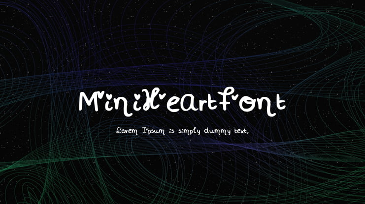 MiniHeartFont Font