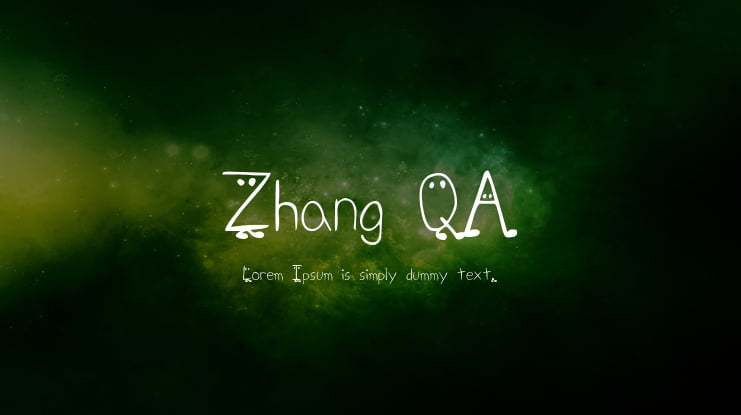 Zhang QA Font