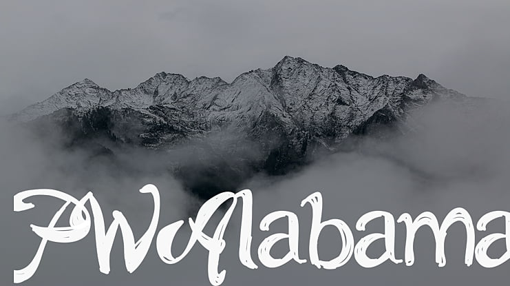 PWAlabama Font