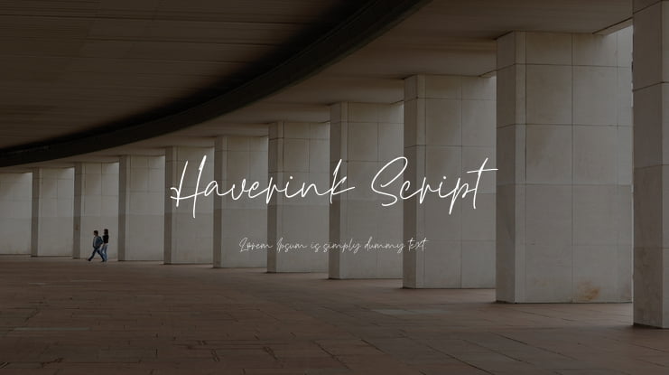 Haverink Script Font