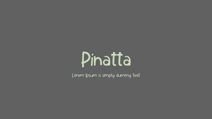 Pinatta Font