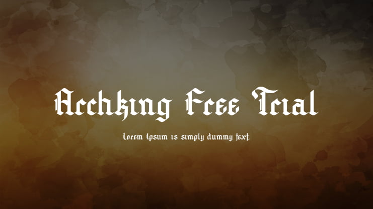 Archking Free Trial Font