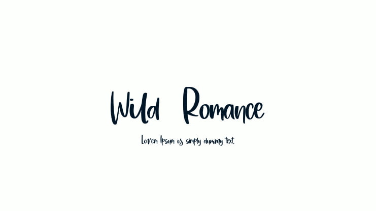 Wild Romance Font by dmletter31 · Creative Fabrica