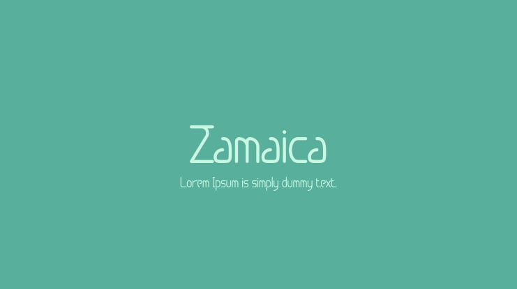 Zamaica Font