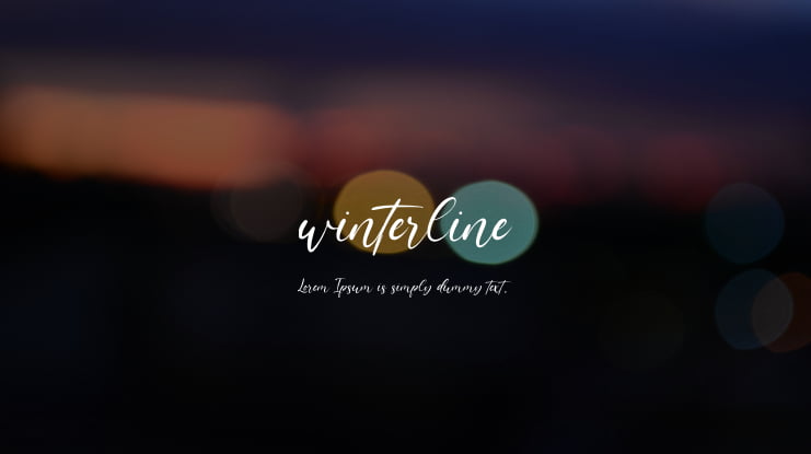 winterline Font