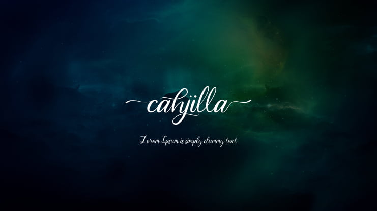 cahjilla Font