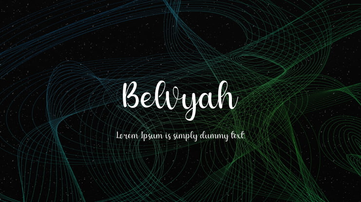 Belvyah Font