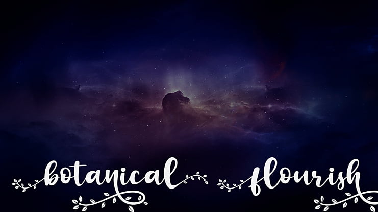 BotanicalFlourish Font