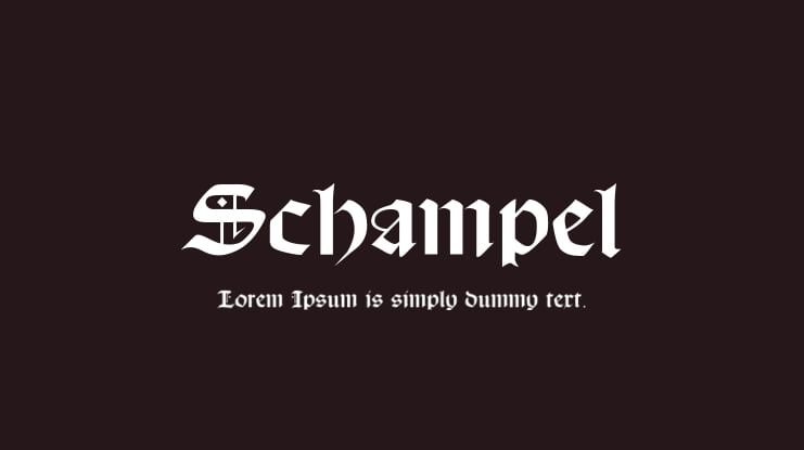 Schampel Font