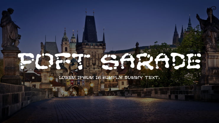 Poft Sarade Font