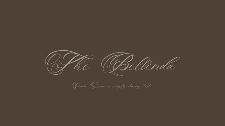 The Bellinda Font