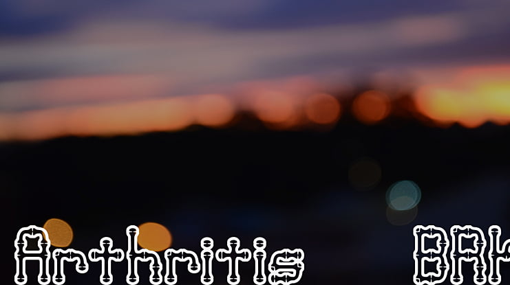 Arthritis (BRK) Font