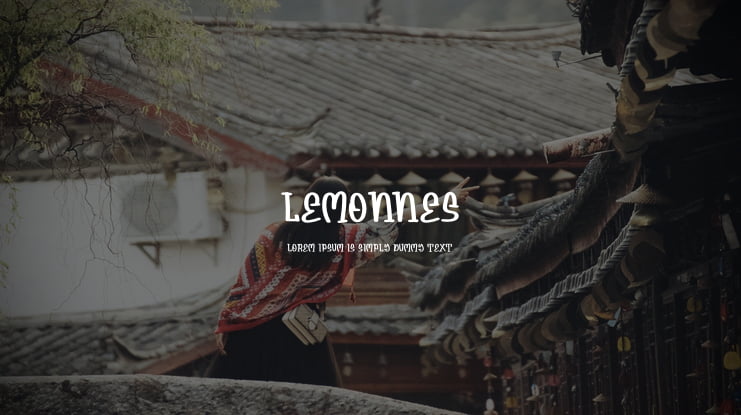 Lemonnes Font