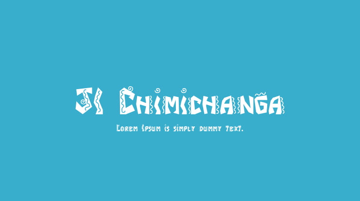 JI Chimichanga Font