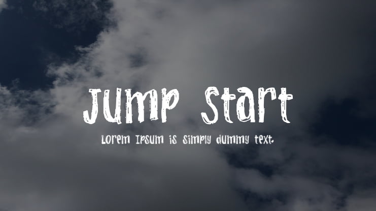 Jump Start Font