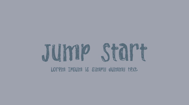 Jump Start Font