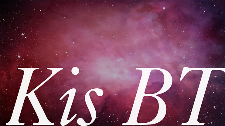 Kis BT Font