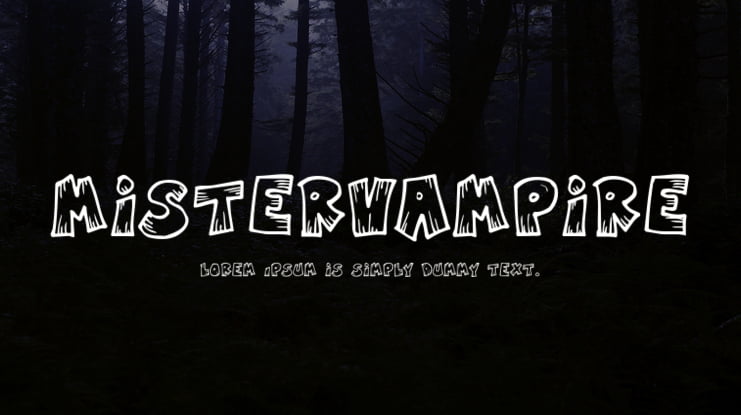 MisterVampire Font