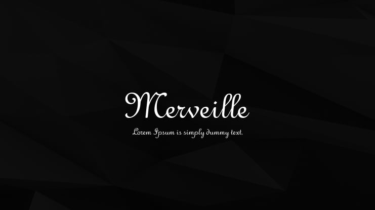 Merveille Font