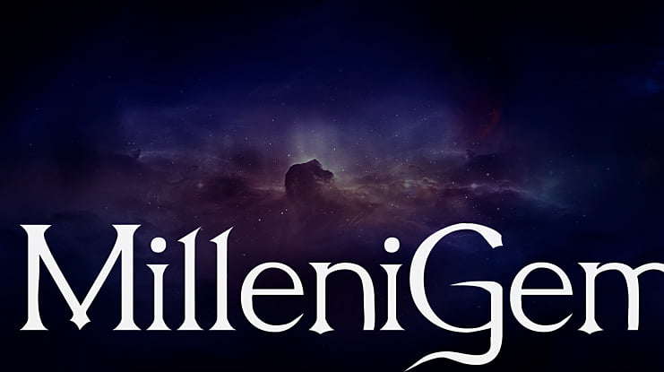 MilleniGem Font