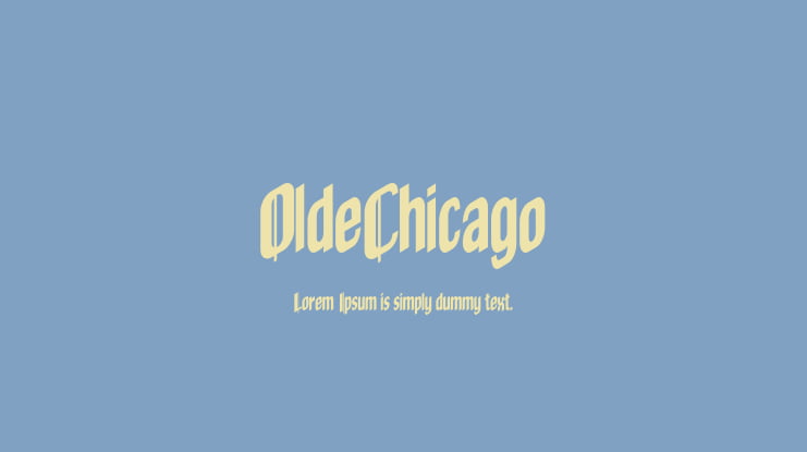 OldeChicago Font