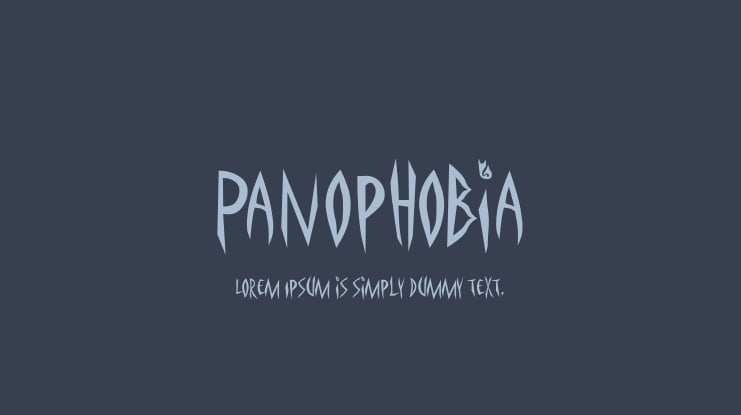 Panophobia Font