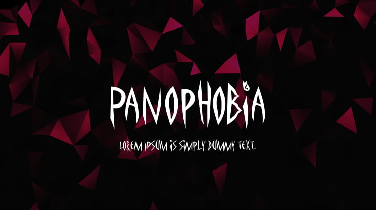 Panophobia Font