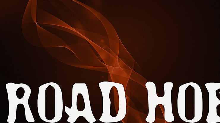 Road Hoe Font