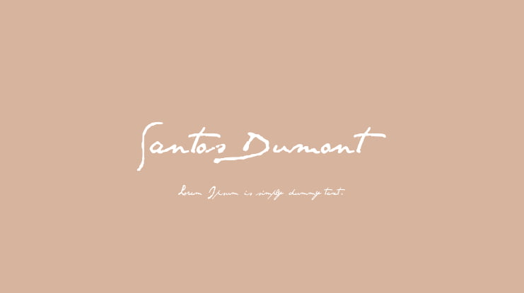 Santos Dumont Font